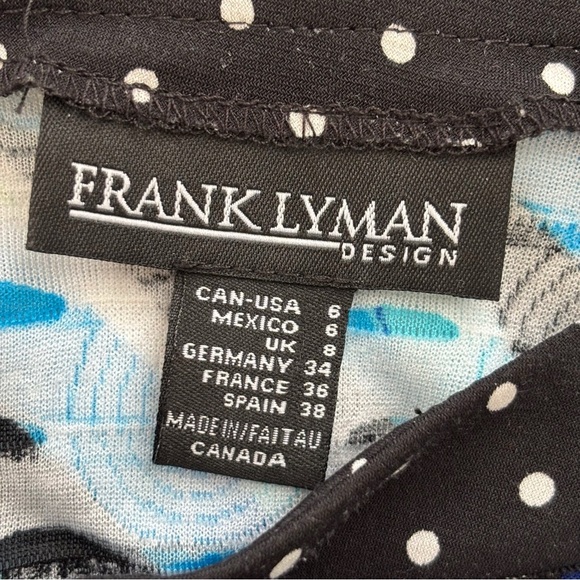 Frank Lyman Cardigan Top 6 Button Front Cut Out - Picture 5 of 7